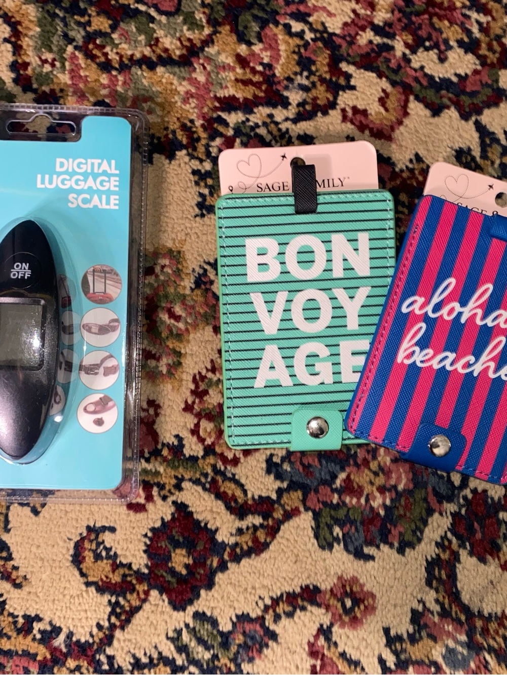 Travel Bundle That Includes Digital Luggage Scale & 2 Luggage Tags